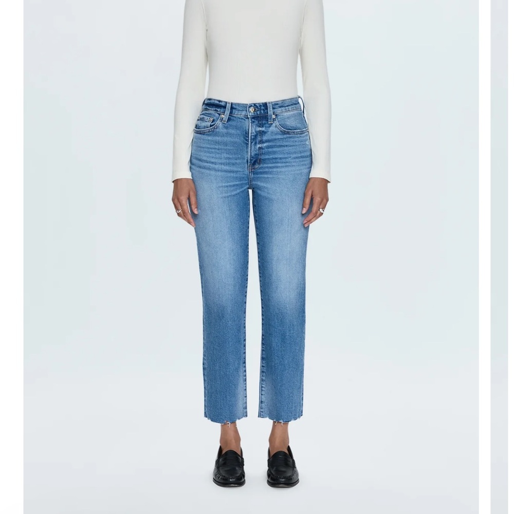 Pistola Denim Size 24 Charlie High Rise Classic Straight Jean
